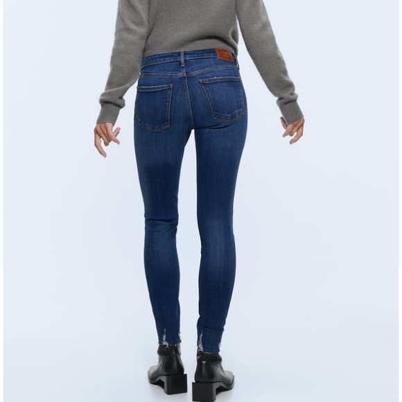 ❌SOLD❌NWT Zara The Skinny Jeans in Phoebe Blue - Picture 6 of 11